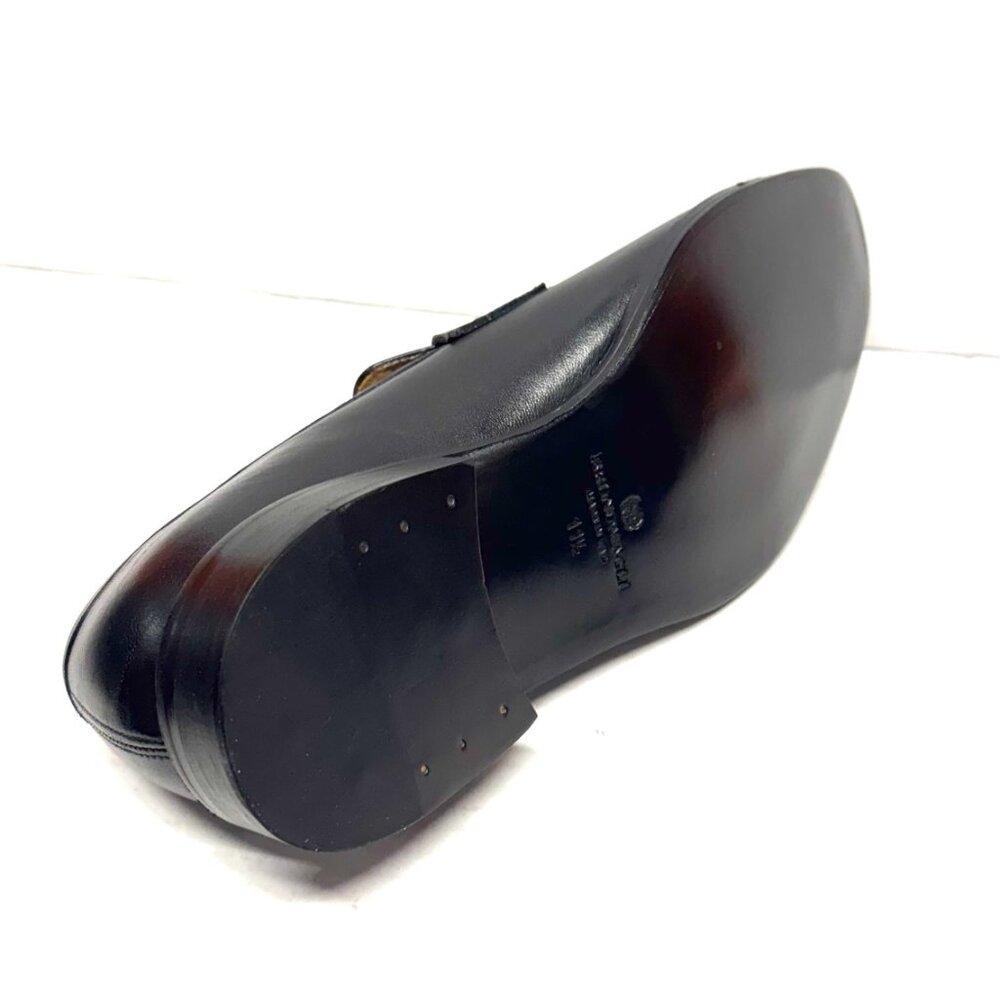 BRUNO MAGLI MEN'S MAIOCO PENNY LEATHER SLIP ON LOAFER SHOES BLACK SIZE 11.5 W - Picture 4 of 6